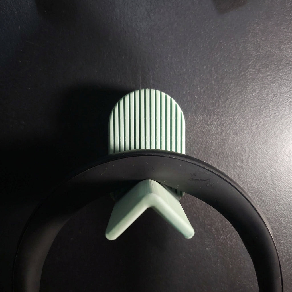 Vertical Slat Headphone Wall Mount & Holder — Modular Slide-On Gaming Headset Hanger with 3M VHB Tape & Screws Included