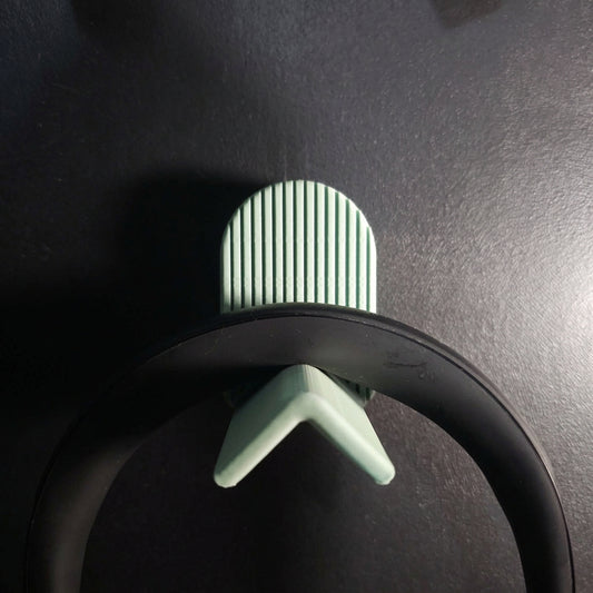 Vertical Slat Headphone Wall Mount & Holder — Modular Slide-On Gaming Headset Hanger with 3M VHB Tape & Screws Included