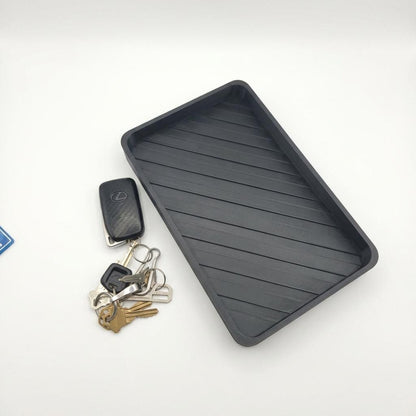 Minimalist Desk Catch-All Tray - Clean Workspace Setup