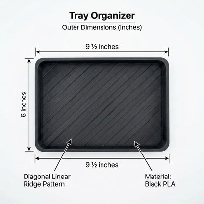 Minimalist Desk Catch-All Tray - Clean Workspace Setup
