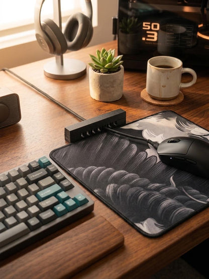 Desk Edge Cable Catcher - 7 Wire Charger Holder