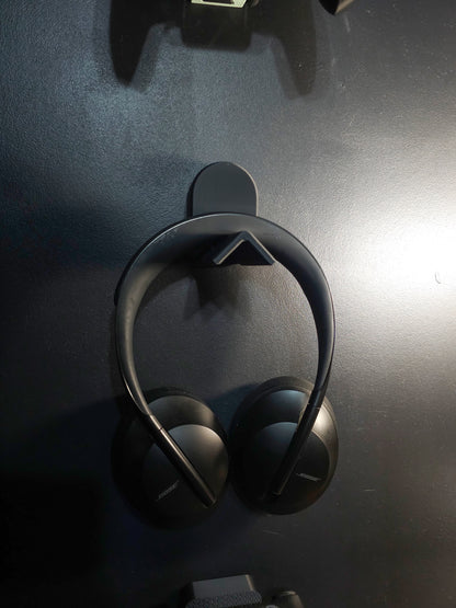 Minimalist Headphone Wall Mount & Holder — Clean-Face Modular Gaming Headset Hanger with 3M VHB Tape & Screws