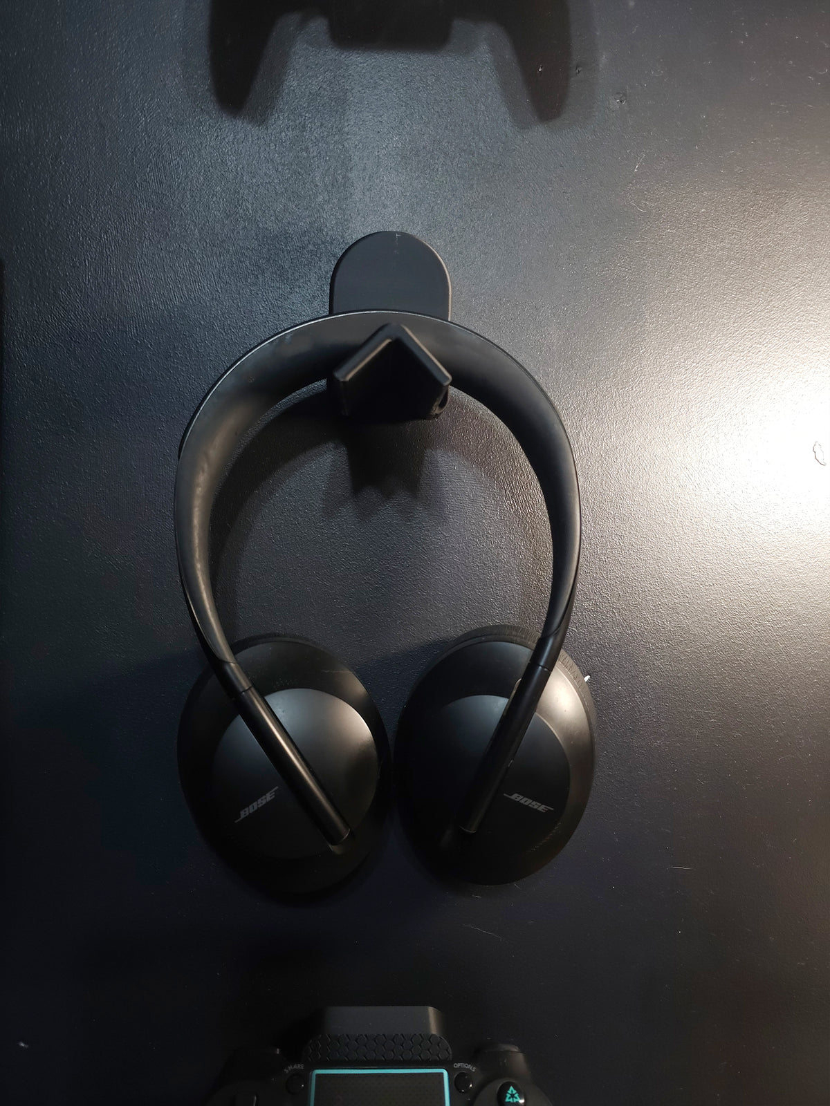 Minimalist Headphone Wall Mount & Holder — Clean-Face Modular Gaming Headset Hanger with 3M VHB Tape & Screws